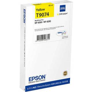 Epson T9074 - Yellow Ink XXL - Blækpatron Gul