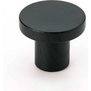 Beslag Design Circum knop, Ø33 mm, sort