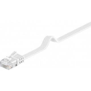 CAT 5e Fladt patchkabel, U/UTP, hvid