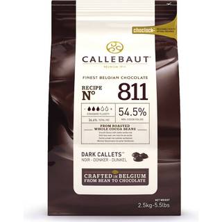 Callebaut Chokolade Callets mørk 811 54,5% - 2,5 kg