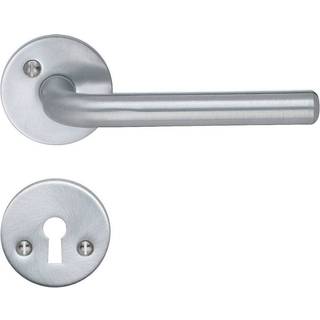 Beslagsboden dørgreb mat krom inkl. nøgleskilt b283mns