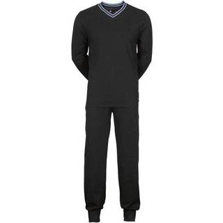 JBS-pyjamas jersey i sort til herre