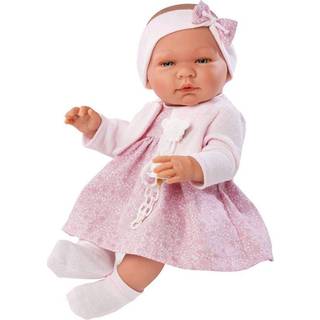 Asi Maria doll in rose dress with jacket 43 cm
