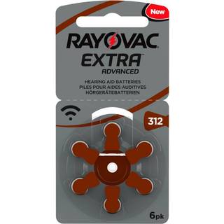 Rayovac Extra Advanced Høreapparat Typ 312 6er Blister