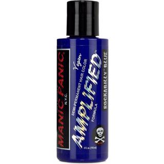 Manic-Panic Farvning-af-haar AmplifiedRockabilly Blue - langtidsholdbar vegansk hårfarvning 118 ml (1.373,00 kr / 1 l) - 118 ml