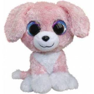 Lumo Stars krammebamse 15 cm - Pinky Hund