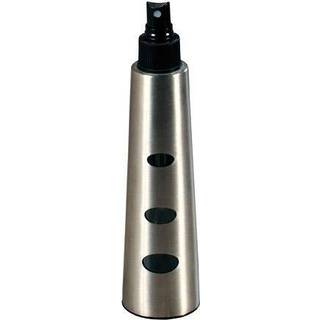 Heirol Olieflaske Med Spray 0,2 L - Olie, Eddike & Dressingflasker Stål Sort - 11101