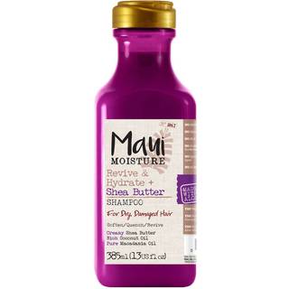 Maui Moisture Revive & Hydrate + Shea Butter Fugtgivende og revitaliserende shampoo til tørt og skadet hår 385 ml - 385 ml