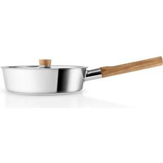 Eva Solo Nordic Kitchen Stegepande Ø28 cm. - Slip-Let Belægning - Stål/Eg