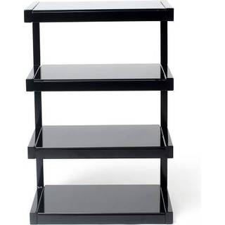 NorStone ESSE Hi-Fi rack med 4 hylder | Rød / Sort | PRIS-MATCH