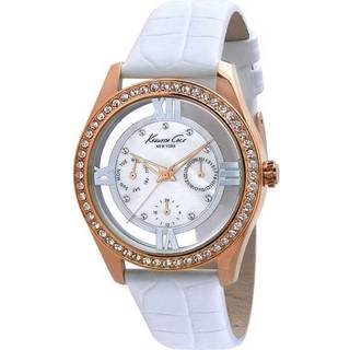 Kenneth Cole IKC2794 Hvid/Læder Ø40 mm