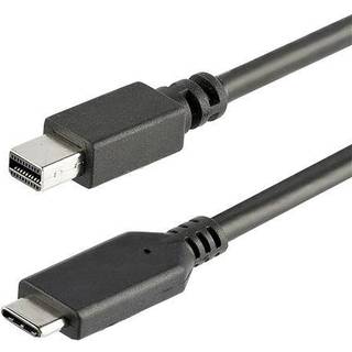 StarTech.com 1m / 3 ft USB-C to Mini DisplayPort Cable - 4K 60Hz - Black - external video adapter - STM32F072CBU6 - black