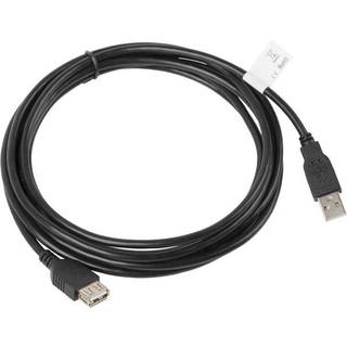 Lanberg USB Skjøteledning 2.0 AM-AF 3 Meter