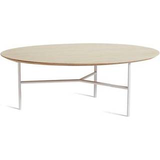 Mavis Tribeca Coffee Table 110 Cm Oiled Rustic Oak/white Ls - Sofabord Eg Hvid - 134335110