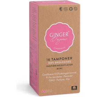 Ginger Organic Tampon m. Indføring Mini (16 stk)