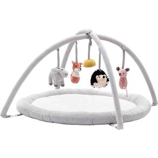 Kids Concept Edvin Aktivitetstæppe t - Legetøj Polyester Grå - 1000288
