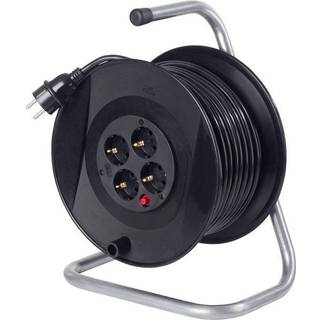 Kabeltromle med forlængerkabel AS-Schwabe H05VV-F 3G1,5; 25 m