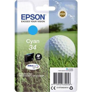 Epson 34 - cyan - original - blækpatron - Blækpatron Cyan