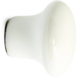 Habo Knop Marcus hvid, 32 mm, 2-pack