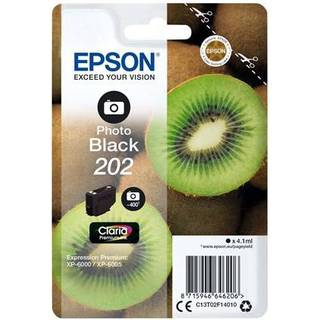 Epson 202 - foto-sort - original - blækpatron - Blækpatron Foto sort