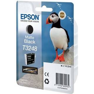 Epson T3248 Matte Black Ink - Blækpatron Mat sort