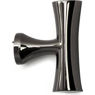 Habo Knop Max, sort nikkel