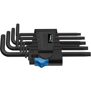 Wera 967 L/9 TORX® HF Vinkelnøglesæt med holdefunktion, BlackLaser, 9 dele