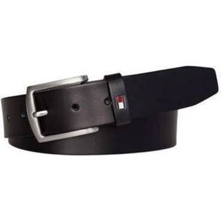 Tommy Hilfiger Herren Gürtel schwarz Glattleder