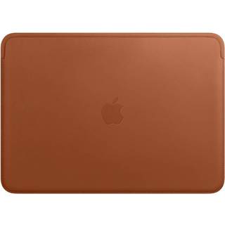 Lækkert Apple læder sleeve til MacBook 13". Brun.