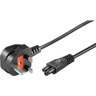 Strømkabel - Vinklet CEE 7/7 til ret IEC C5 - 1.8 m - UK version
