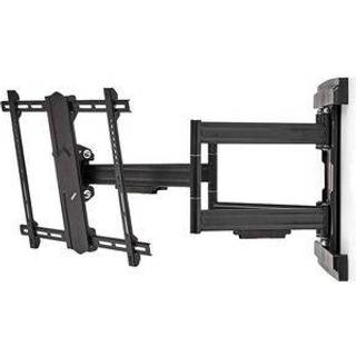 Nedis - Fuld Motion TV Vægbeslag | 37 - 80 " | Maksimal vægt: 70 kg | Vipbar | Kan drejes | Minimum vægafstand: 70 mm | Maksimal vægafstand: 800 mm | 6 Drejepunkt(er) | Stål | Sort - TVWM6551BK