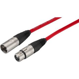 Monacor balanceret audio kabel (1x XLR han - hun), sort | 2 meter | PRIS-MATCH