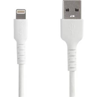StarTech.com 6.6 ft 2m USB to Lightning Cable - Apple MFi Certified - White - Lightning cable - Lightning / USB - 2 m