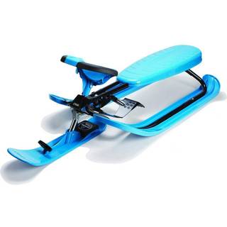 Stiga Snowracer Curve kælk med styr - grå og blå