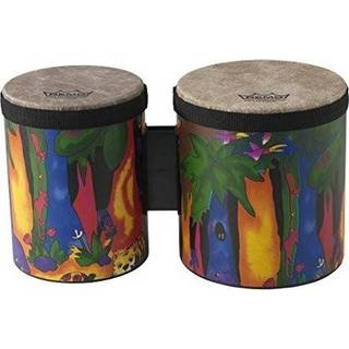 Remo KD-5400-01 Kids percussion Bongo Drum-Fabric Rain Forest 5 """"-6 """"