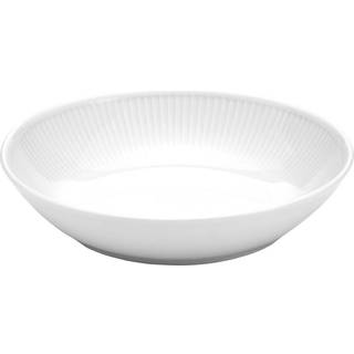 Plisse Pasta- Og Salattallerken, Hvid, Ø23 cm