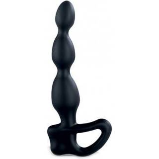 mystim Big Bend-it! - kugleformet elektro anal dildo (sort)