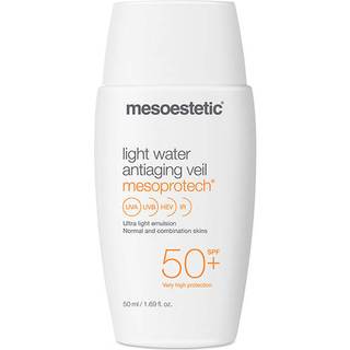 Mesoestetic Mesoprotech Light Water Antiaging Veil 50+ - Let antiage solcreme med høj solbeskyttelse - 50 ml. - Vandfast solcreme