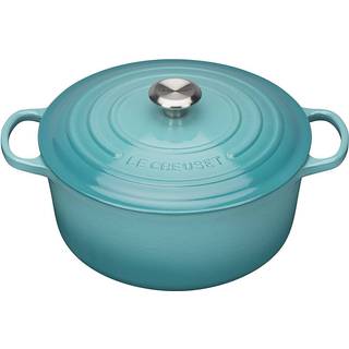 Le Creuset støbejernsgryde 22 cm signature sort