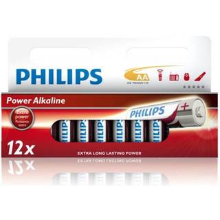 Philips alkaline batteri aa lr6p12w/10 12pak