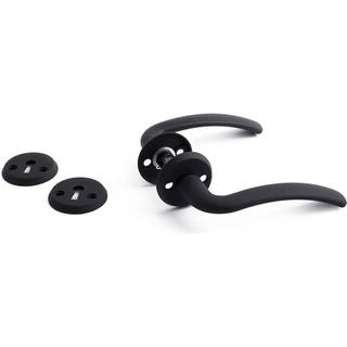 HABO DØRGREB OSLO INDVENDIG SORT INCL. NØGLESKILT