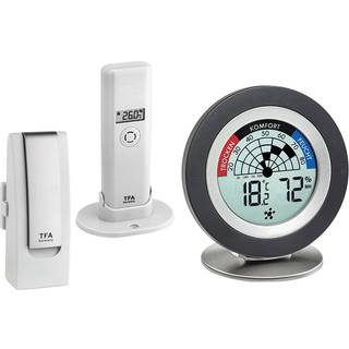 TFA WeatherHub Cosy Radar sæt til overvågning af indeklima