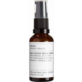 Evolve Organic Beauty Ansigt Rens & toner Daily Detox Facial Wash 30 ml (1.583,00 kr / 1 l) - 30 ml
