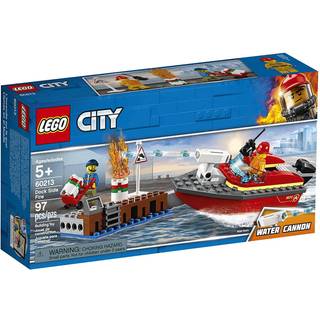 LEGO City 60213 Brand på havnen
