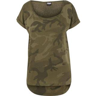 Urban Classics Camouflage T-Shirt m. Lang Ryg Oliven