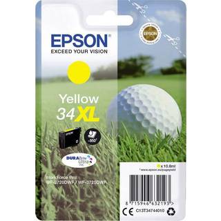 ORIGINAL EPSON 34XL C13T34744010 gul blæk