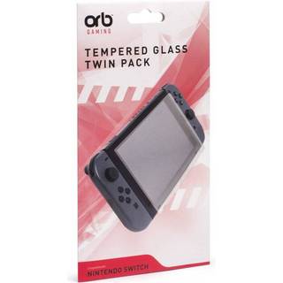 Hærdet glas til Nintendo Switch fra ORB Gaming - 2-pak