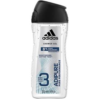Adidas 3-in-1 Adipure Shower Gel - 250ml