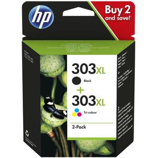 HP HP 303 XL 3-farver & sort Blækpatron 2-pack 3YN10AE