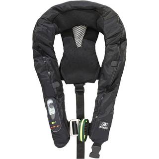 Oppustelig redningsvest Baltic Legend 305N Sele, automatisk, sort + kulsyrepatron 60 gram, 40 - 150 kg